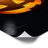 ハロウィンウエストハイランドホワイトテリアパンプキンズ ポスター (コーナー)