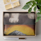 ハロウィンウォーターカラーパグドグスパイダー 薄葉紙 (ギフト)