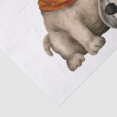 ハロウィンウォーターカラーパグドッグフクロウ 薄葉紙 (詳細)