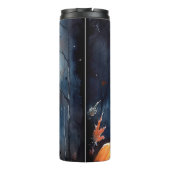 ハロウィンエイレデールとカボチャ怖い タンブラー (裏面)