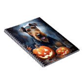 ハロウィンエイレデールとカボチャ怖い ノートブック (右側)