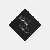 ハロウィンエレガントのトリックまたは治療パーティーのナプキン スタンダードカクテルナプキン (角)