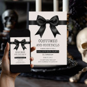 ハロウィンエレガントの衣装とカクテルパーティー シーズンカード