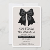 ハロウィンエレガントの衣装とカクテルパーティー シーズンカード (正面)