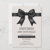 ハロウィンエレガントの衣装とカクテルパーティー シーズンカード (正面)