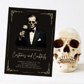 ハロウィンエレガントの衣装パーティー 招待状