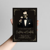 ハロウィンエレガントの衣装パーティー 招待状