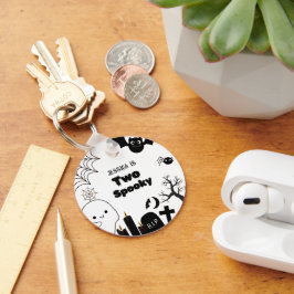 ハロウィンエレガントの2つの不気味な2番目の誕生日パーティー キーホルダー