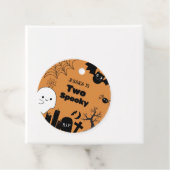 ハロウィンエレガントの2つの不気味な2番目の誕生日パーティー フェイバータグ (インサイチュ)