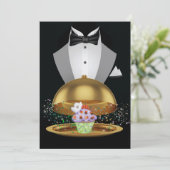 ハロウィンエレガントカップケーキ招待状- SRF 招待状 (スタンド正面)