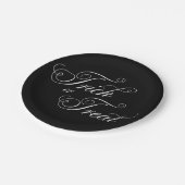 ハロウィンエレガントトリックまたはトリートシックなパーティープレート ペーパープレート (アングル)