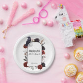 ハロウィンエレガントフローラボホブライダルシャワー ペーパープレート (パーティー)