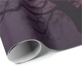 ハロウィンエレガント不気味テーマツリームーンアートワーク ラッピングペーパー (ロールコーナー)