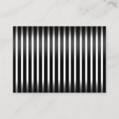 ハロウィンエレガント白黒スケルトン座席表 プレイスカード (裏面)