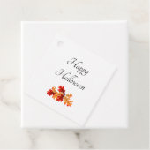 ハロウィンエレガント紅葉メッセージカード フェイバータグ (インサイチュ)