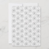 ハロウィンエレガント誕生日招待状 – スパイダーウェブ 招待状 (裏面)