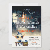 ハロウィンオフィスパーティービジネス企業のゴーリッシュ 招待状 (正面)