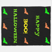 ハロウィンオマージュ フリースブランケット (正面(横))