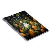 ハロウィンオレンジと森の白い幽霊 ノートブック (右側)