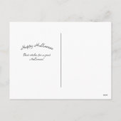 ハロウィンオレンジカボンプキンセルフィー シーズンポストカード (裏面)