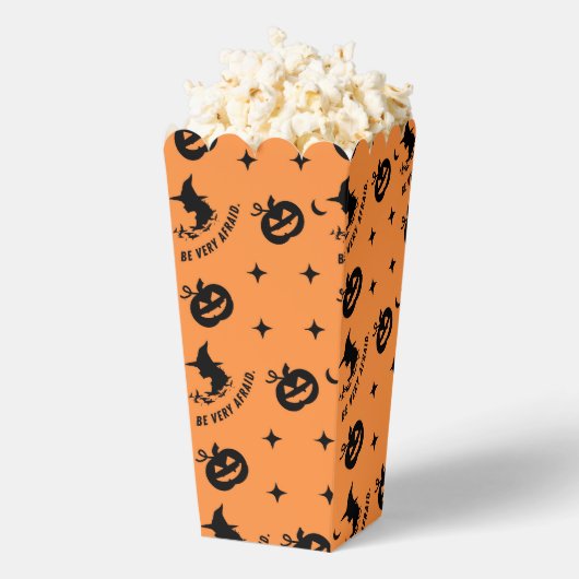 ハロウィンオレンジカ不気味ボンプキンウィッチ フェイバーボックス (はじけた状態)