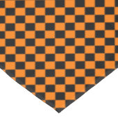 ハロウィンオレンジブラック市松模様にホームパーティーデコール テーブルクロス (アングル)