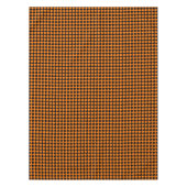 ハロウィンオレンジブラック市松模様にホームパーティーデコール テーブルクロス (正面)