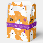 ハロウィンオレンジ小幽霊キッズパーティーありがとう フェイバーボックス (オープン)