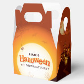 ハロウィンオレンジ誕生日パーティー フェイバーボックス (オープン)