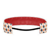 ハロウィンオレンジ&ブラックスパイダーパタアーガイルーン アスレチックヘッドバンド (裏面)