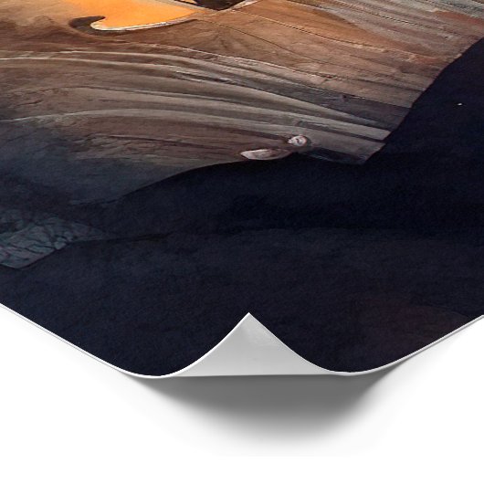 ハロウィンオーストラリアのテリアとカボチャ怖い ポスター (角)