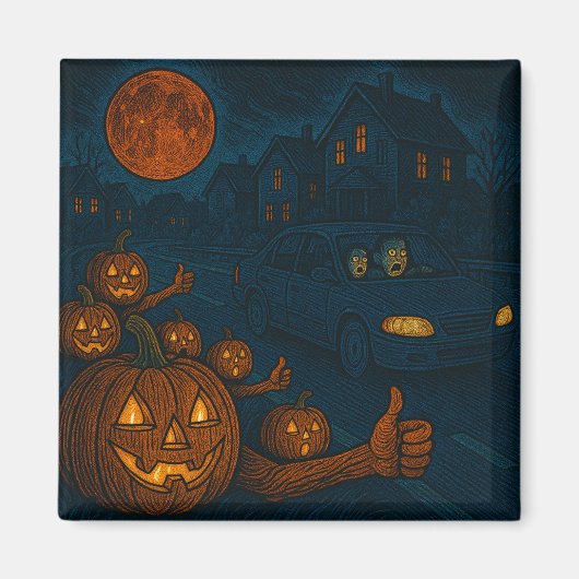 ハロウィンオートストップ マグネット (正面)