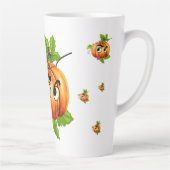 ハロウィンカおもしろいンプキン顔 カフェラテマグ (右)