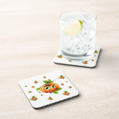 ハロウィンカおもしろいンプキン顔 コースター (右側)