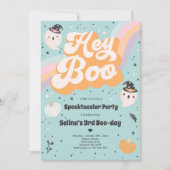 ハロウィンカウトレトロ不気味幽霊誕生会 招待状 (正面)