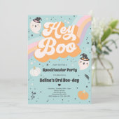 ハロウィンカウトレトロ不気味幽霊誕生会 招待状 (スタンド正面)