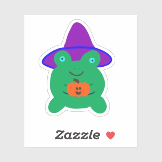 ハロウィンカエル シール (シート)