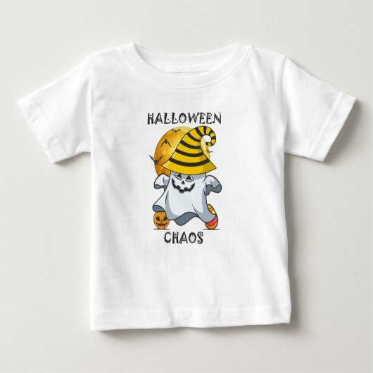 ハロウィンカオス ベビーTシャツ (正面)