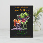 ハロウィンカクテルコスチュームパーティー 招待状 (スタンド正面)