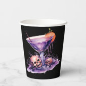 ハロウィンカクテルドリンク 紙コップ (裏面)