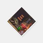 ハロウィンカクテルナプキンス、毒を選ぶ スタンダードカクテルナプキン (角)