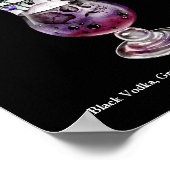 ハロウィンカクテルパーティーとスカルレシピ ポスター (角)