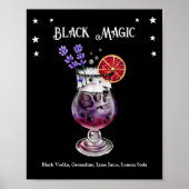 ハロウィンカクテルパーティーとスカルレシピ ポスター (正面)