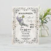 ハロウィンカクテルパーティー眼球おもしろい 招待状 (スタンド正面)