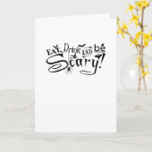 ハロウィンカジュアル カード (黄色い花)