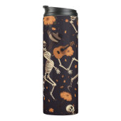 ハロウィンカスタマイズギフトおもしろい文字スケルトンダンス タンブラー (回転右)