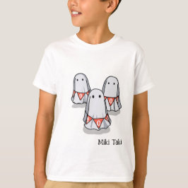 ハロウィンカスタムお洒落おもしろい幽霊 Tシャツ