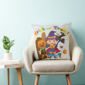 ハロウィンカスタムお洒落キュート魔女かぼちゃ クッション (椅子)