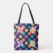 ハロウィンカスタムのトリート&キャンディトートバッグ トートバッグ (裏面)