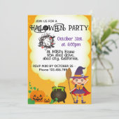 ハロウィンカスタムの可愛いオお洒落レおもしろいンジ 招待状 (スタンド正面)